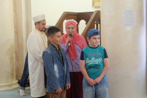 Детский ифтар в Черной мечети с хазрятом